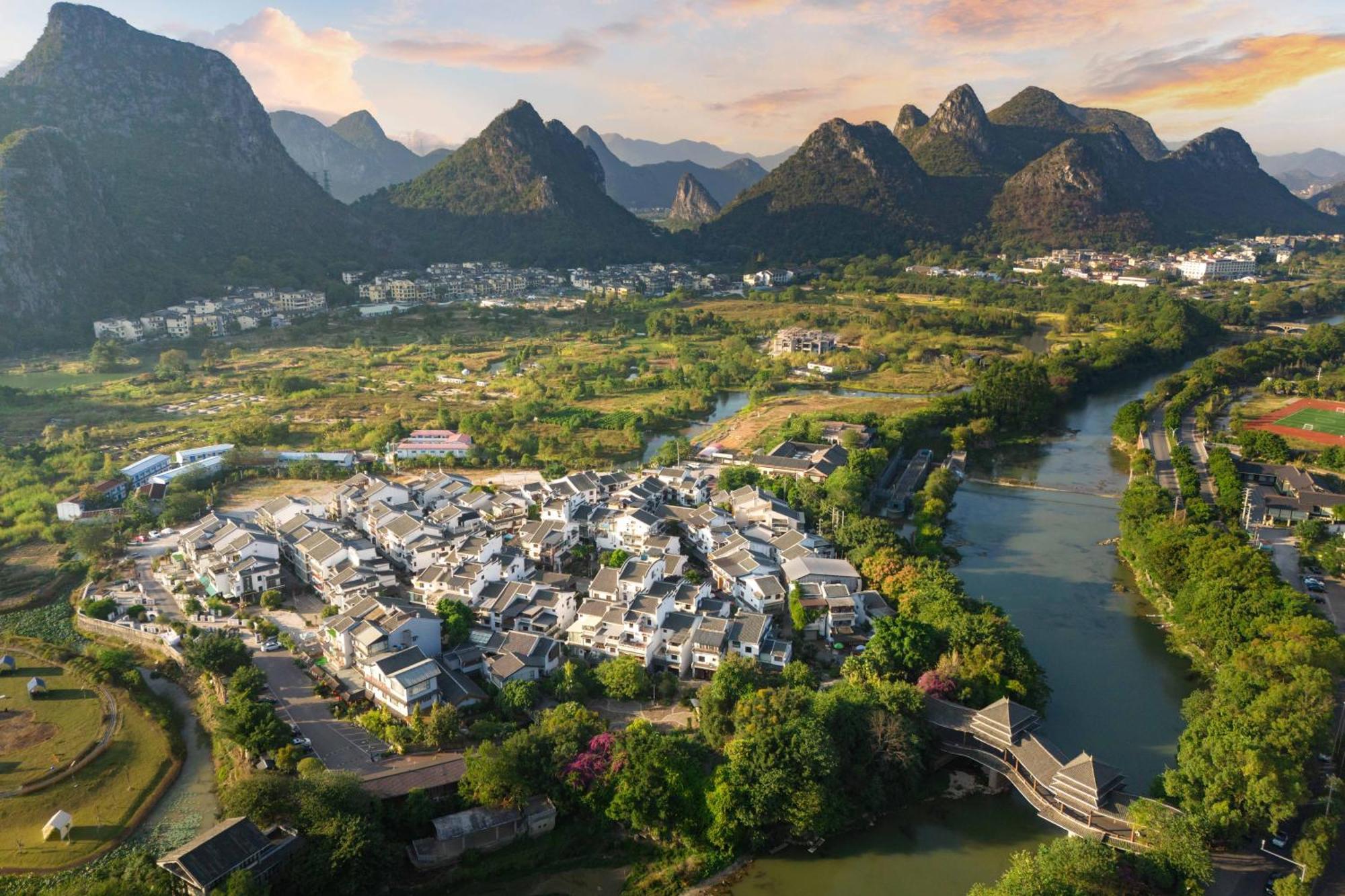 Guilin Village Creek Inn-Free Private Car Pick Up Station Stay 3 Nights Экстерьер фото